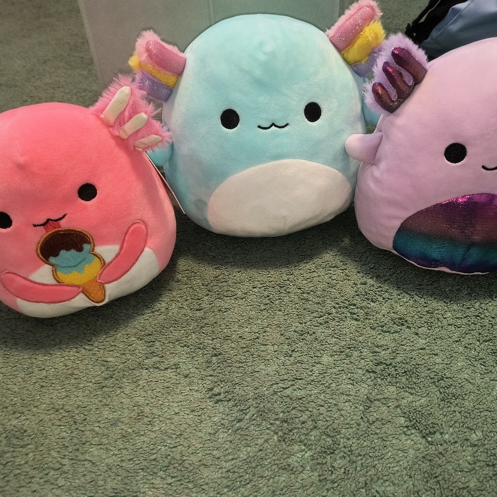 axolotl squishmallow bundle
